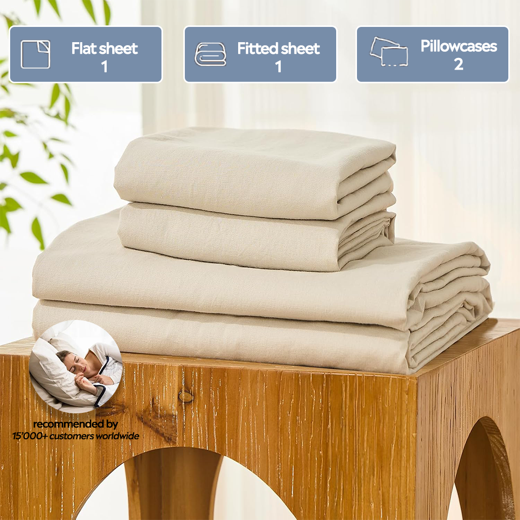 CalmClimate - Linen Sheet Set